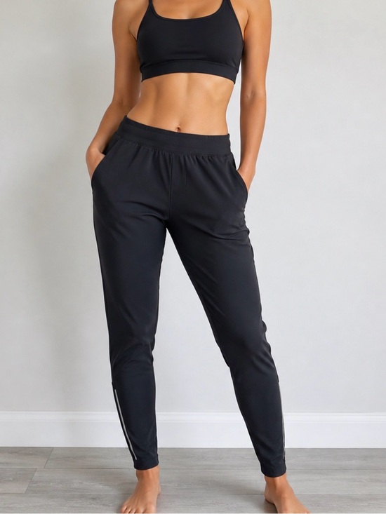 lululemon athletica Pants - lululemon athletica Black Track Joggers with pockets size xs